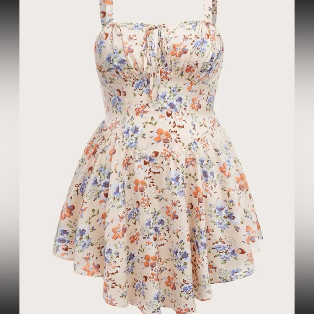 Plus size floral print dress brand new